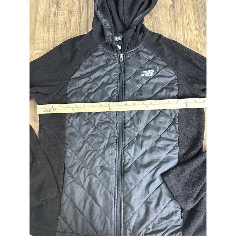 New Balance Women's Large Full Zip Sweater Black‎ - Picture 4 of 12